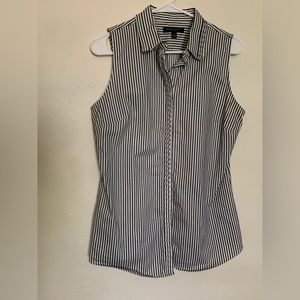 💟Banana Republic Striped Button Up Riley Shirt || 8 || Banana Republic